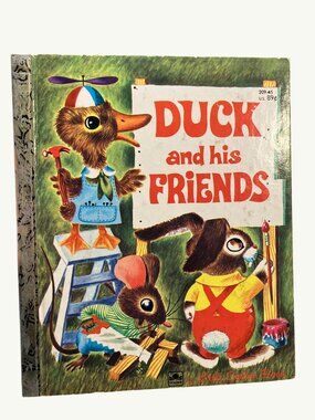 A Little Golden Book Richard Scarry Duck And His Friends By K. & B. Jackson